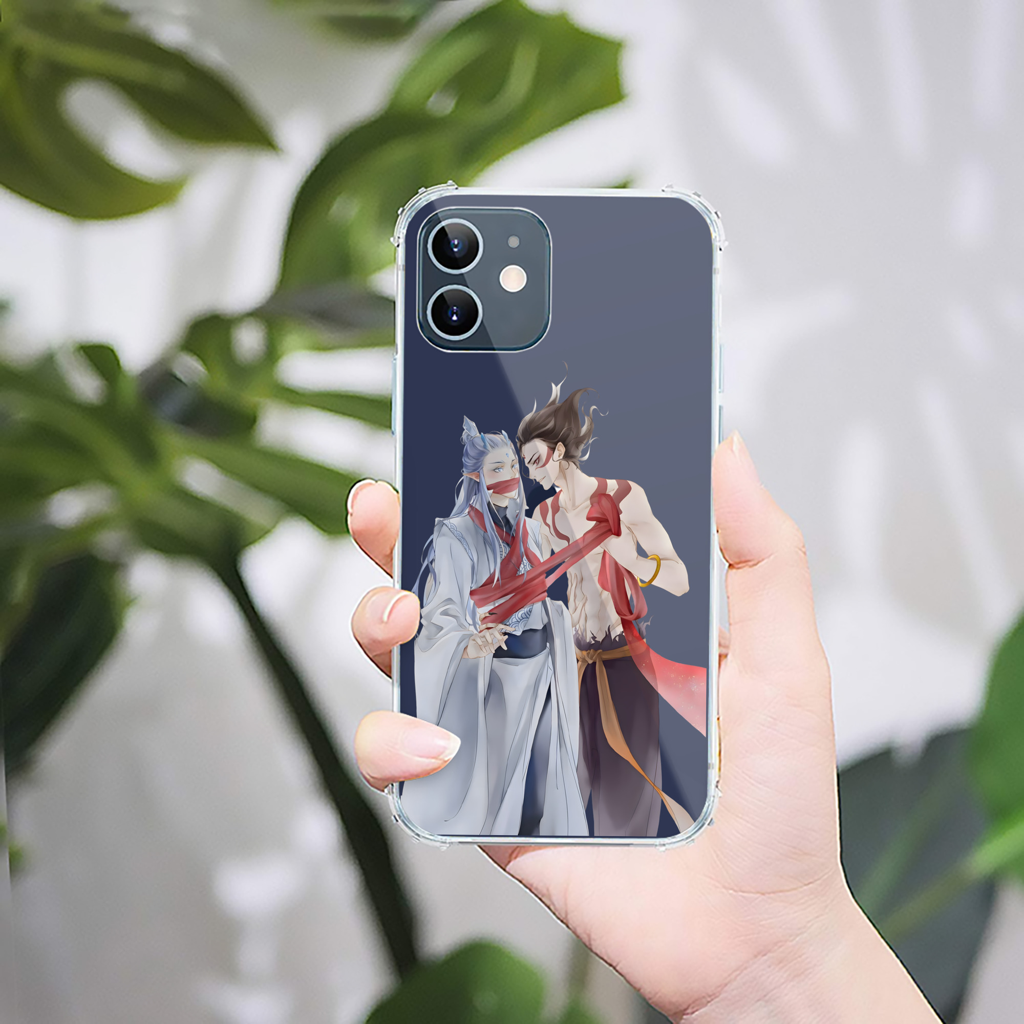 （画像用） Ne Zha 2 ナタ 魔童の大暴れ 【iPhone 12シリーズ対応】透明スマホケース（クリアソフトケース）